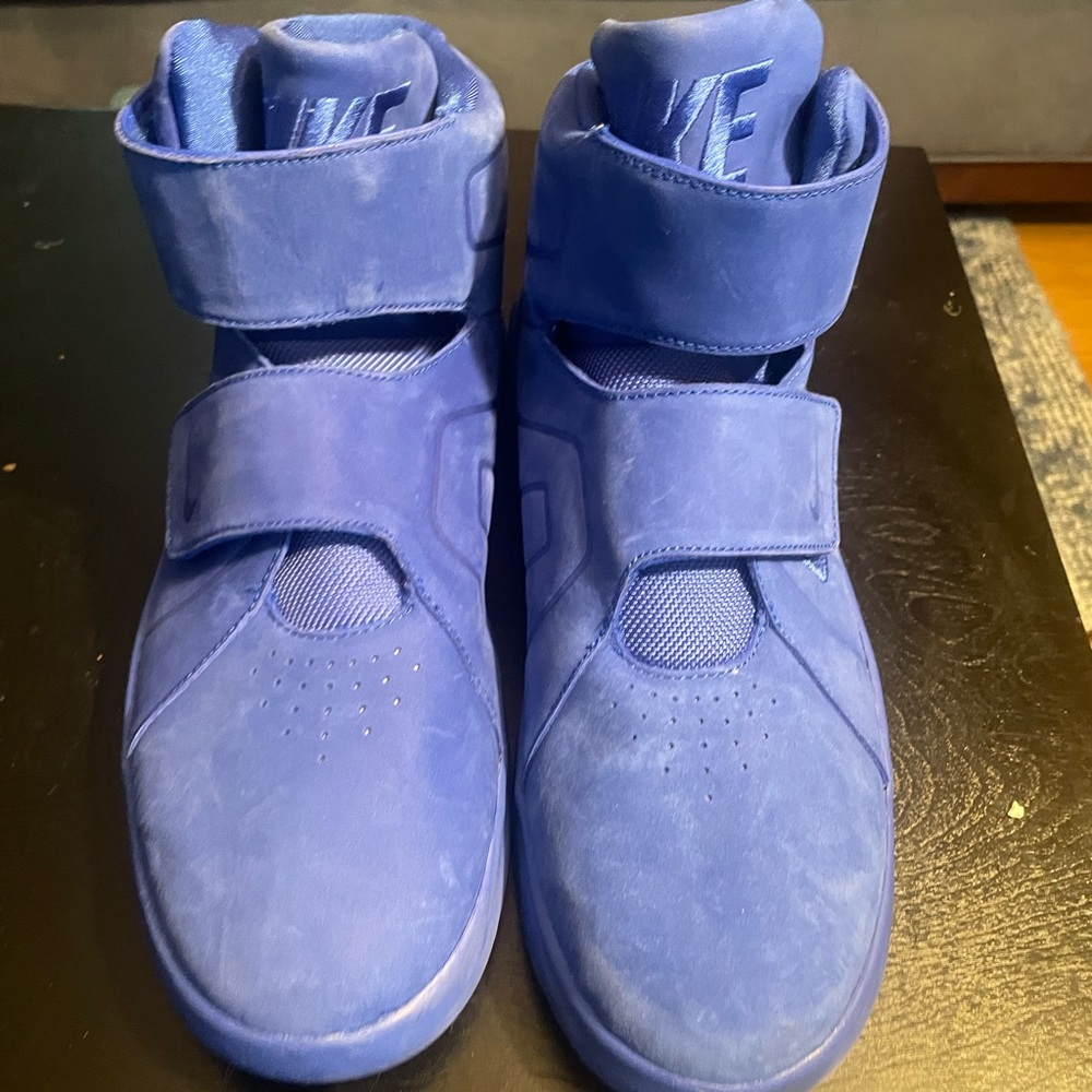 High top blue Nikes